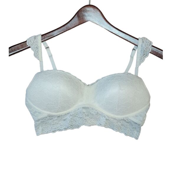 Gilly Hicks Hollister Sydney White Lace Bralette L - Picture 1 of 9